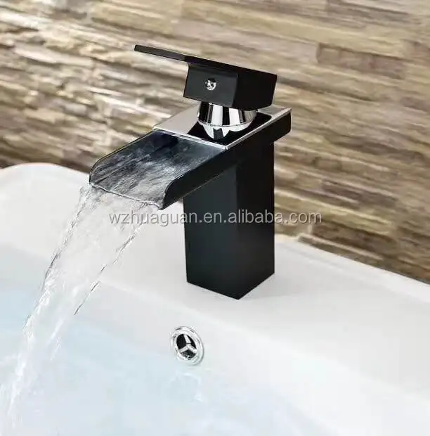New Design High Quality Painting White Basin Waterfall Faucet