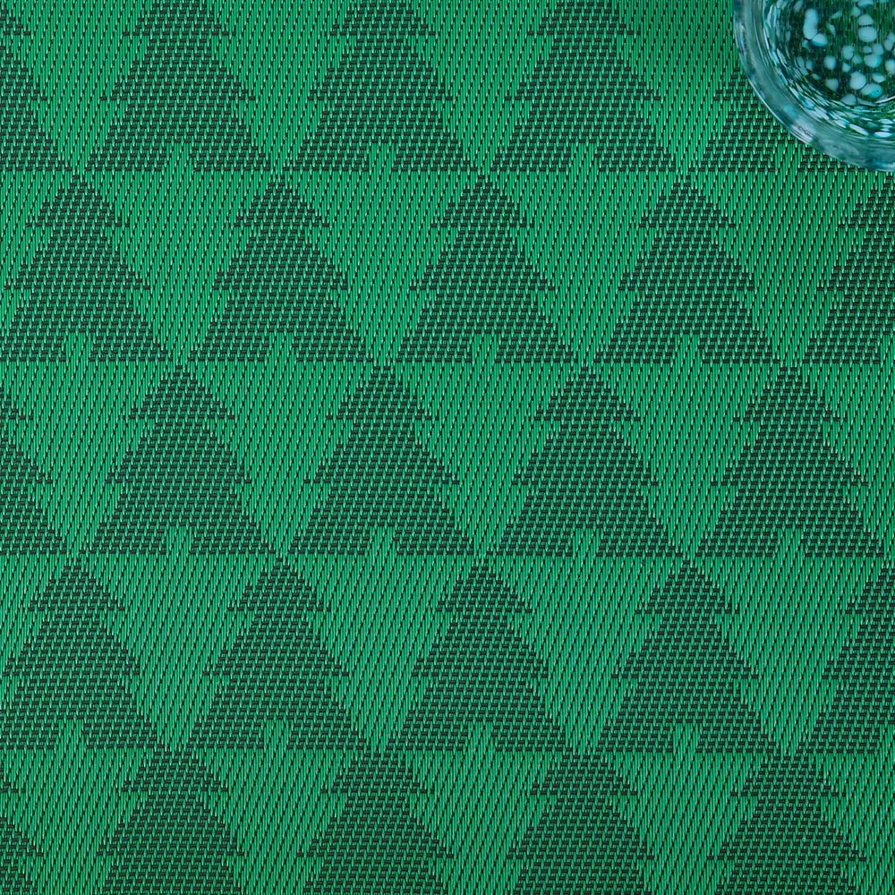 Gold supplier good quality wholesale restaurant cheap pvc vinyl plastic festival decoration place mat red christmas table mats