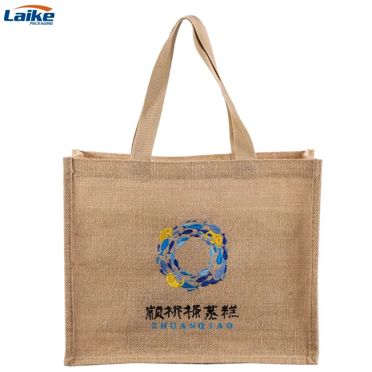 Wholesale durable colorful wedding  gifts bag daily use hemp bag eco friendly jute grocery  bags