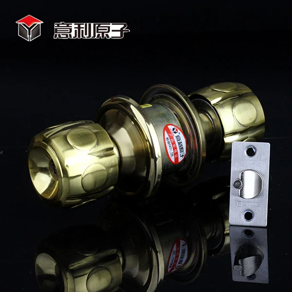 Easy to install Ten brand Chinese style sliding door locks for wooden doors Aluminium Alloy knob door lock