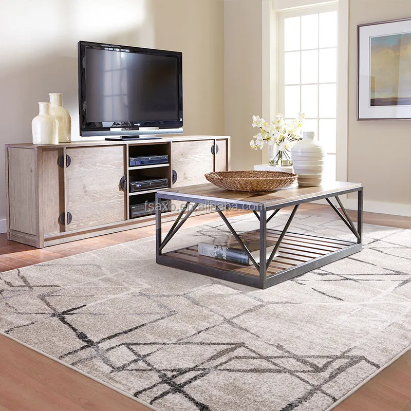 Nordic style modern minimalist bamboo fiber wear-resistant luxury living room carpet