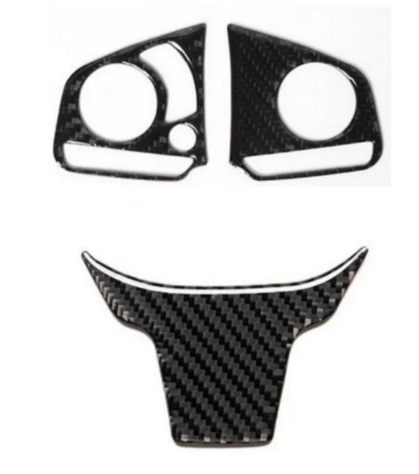 Для Honda Civic 2016/ 2017 отделка рулевого колеса из углеродного волокна и кнопка переключения панели наклейка рамы 1,5 T/1,0 T аксессуары