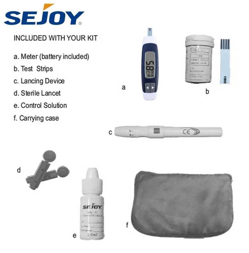 Watch Test Strip System Digital Blood Glucose Meter