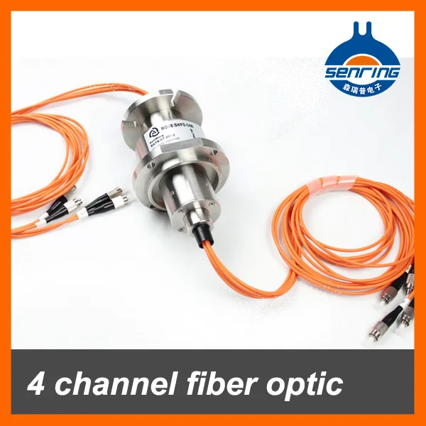 SM/MM mode of 4 channel Fiber Optic rotary joint slip rings / FORJ SNFO