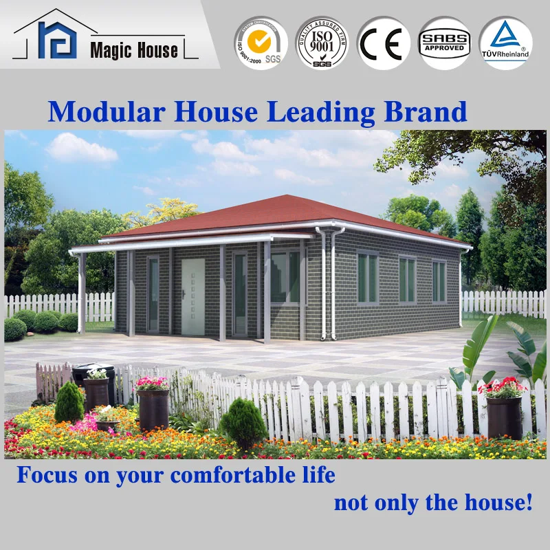 Modern design thermal insulated quick build 70 square meter prefab house