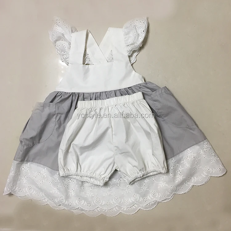 kids girl butterfly cotton frock for summer dress,Eco-Friendly dress for kids clothes sets
