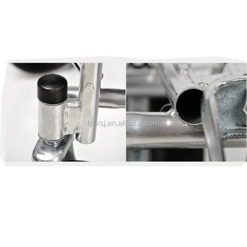 Cheap manual folding cerebral palsy wheelchair brake