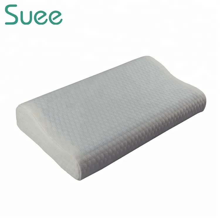 Wave Shape Cool Gel Contour Massage Orthopedic Elastic Memory Foam Pillow