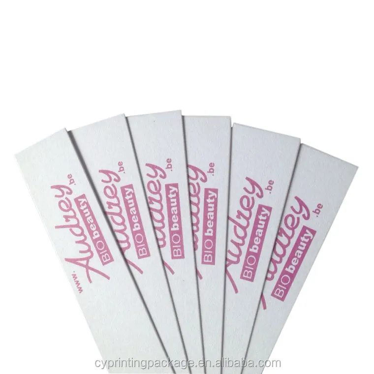 Custom logo perfume test strip fragrance scent paper