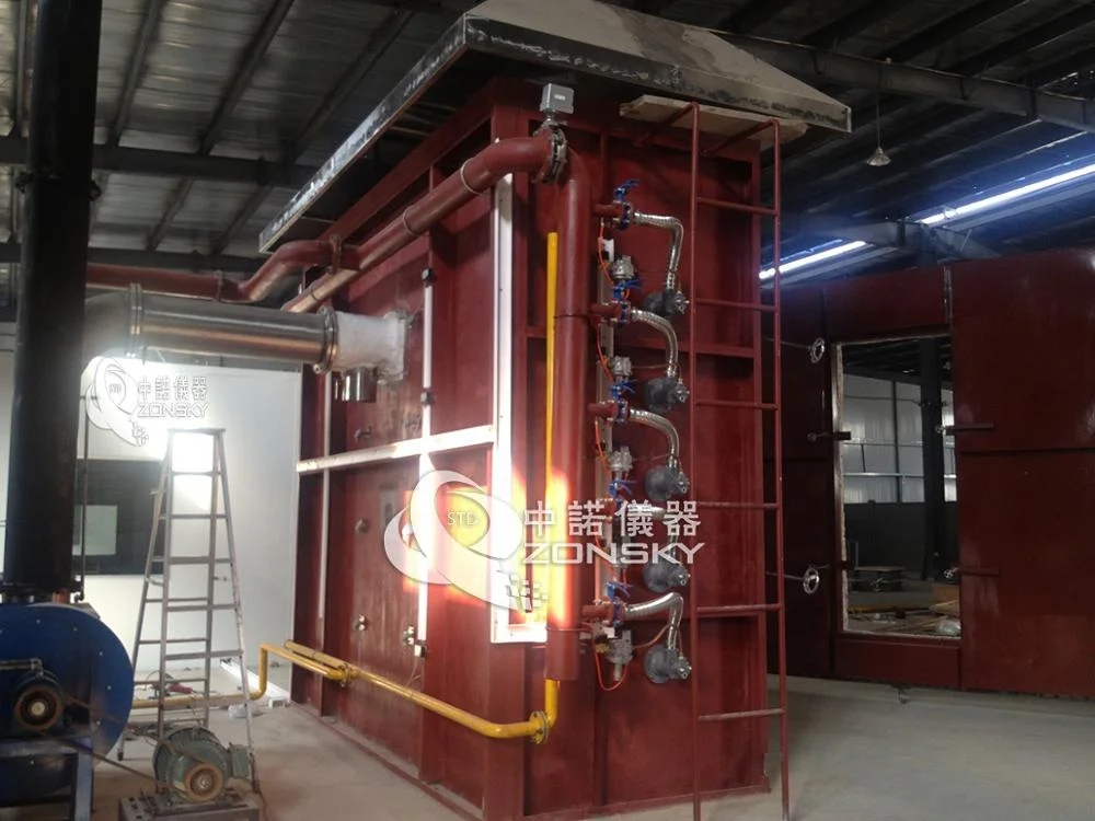 BS 476 Building Construction and Materials Vertical Fire Resistance Test Furnace