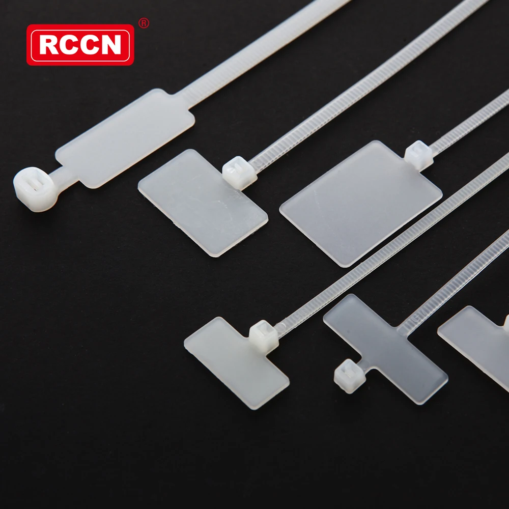 Factory Manufacturer Cable Tie with Label Plastic Cable Tie Marker Tag MCV-110