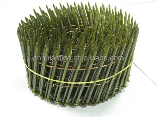 Supply all sizes wire coil nails suitable for Hitachi nail gun ,Max air gun
