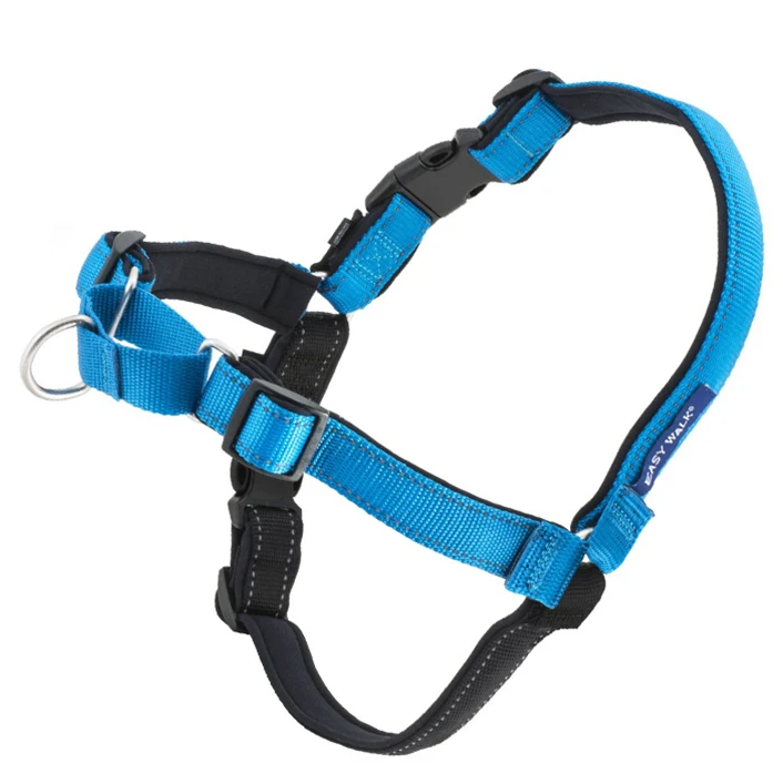 Custom print logo dog collar leash harness set with name plate