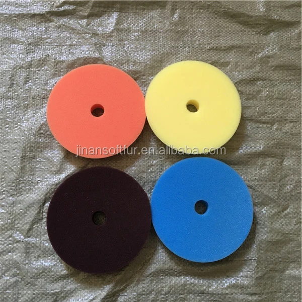 5inch Red Car Buffing Sponge Polishing Buffer Pad