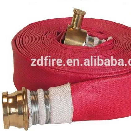 Резиновый и пластиковый PU PVC облицованный плоский пожарный шланг