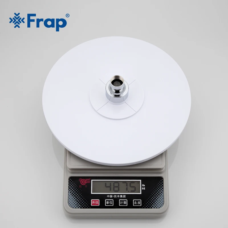 Frap ABS Plastic Rain Shower Head Bathroom Overhead Shower 250*250mm F009-25