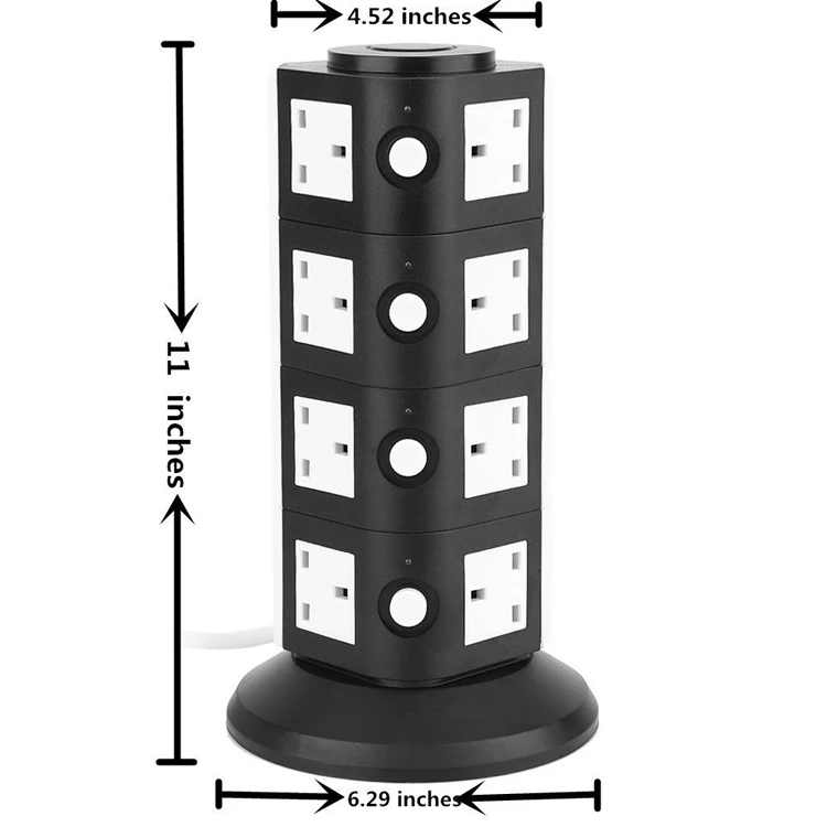
surge protector sockets power outlet multi plug spike strips 