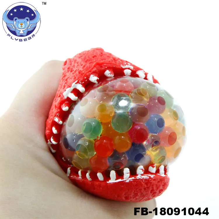 Squishy Pressure Ball Stress Reliever Dinosaur Head Toys Grape Balls Tpr Custom Squeeze Stress Ball Children Dinosaur Toy