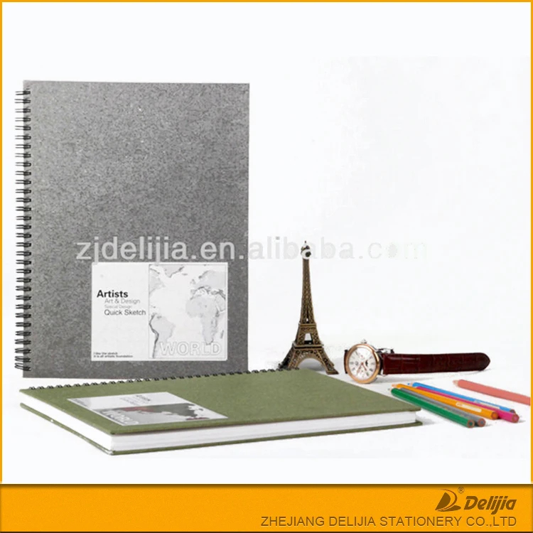 Cheap plain design notebook for student,hardcover a4  size notebook customizable