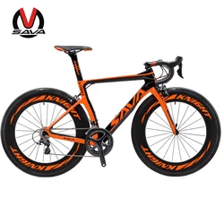 700C Colored Road Bike Carbon Fork Road Bicycle , 22 Speeds, Bicycle Frame Set Carbon Road Bike