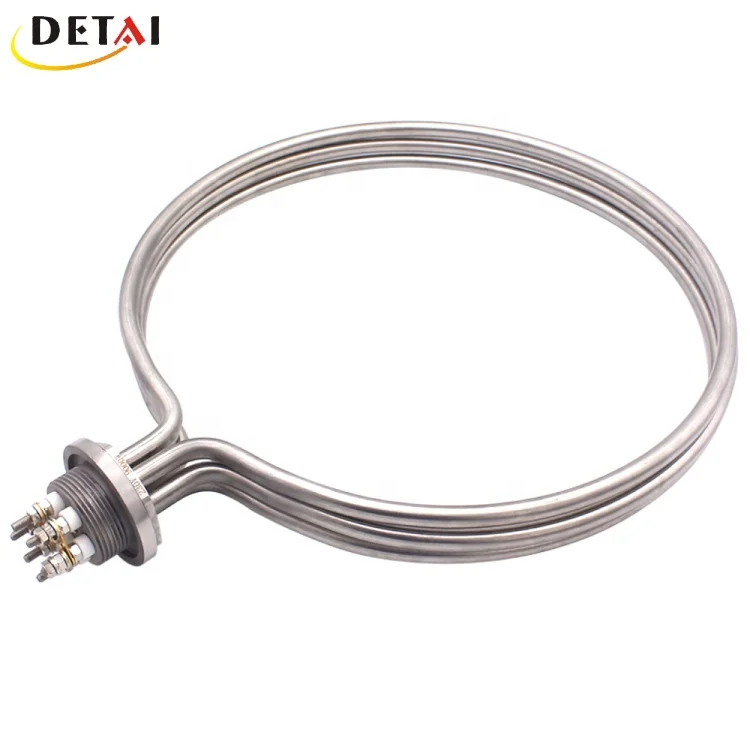 Нагревательный элемент для погружной воды круглого типа с низкой плотностью 230 В 15000 Вт SUS316