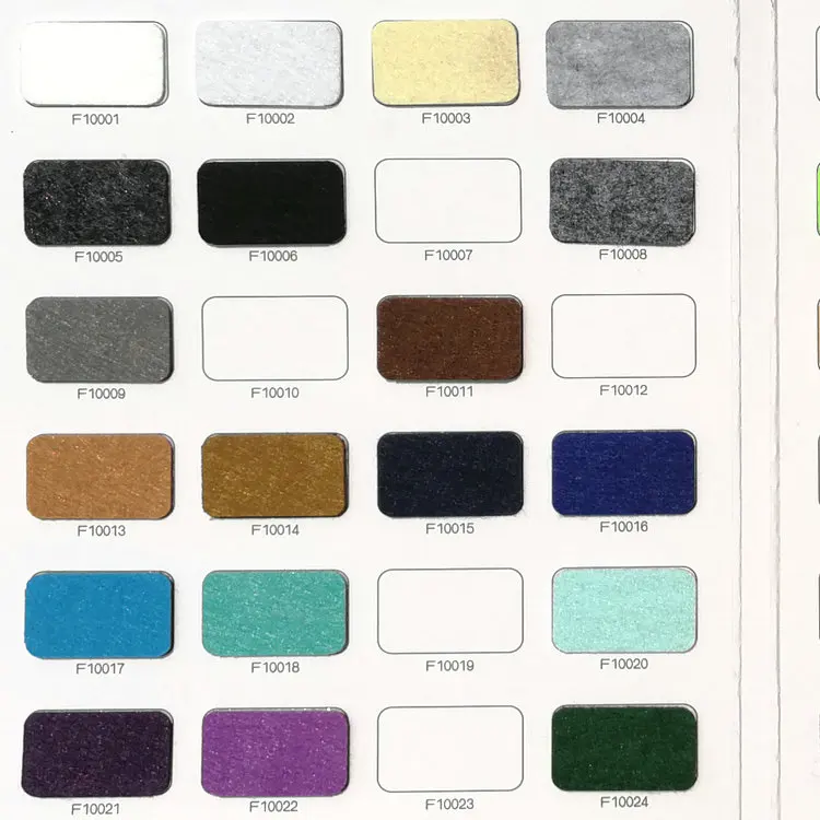 1 to 4mm thickness  non woven fabric  color polyester nonwoven felt sheet fabric