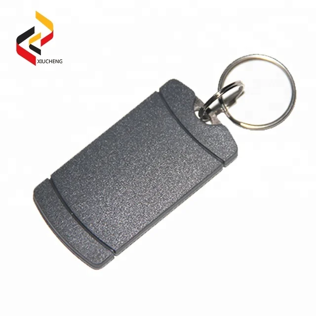 Access control ABS waterproof passive 125khz RFID TK4100 keyfob with silk screen printing logo