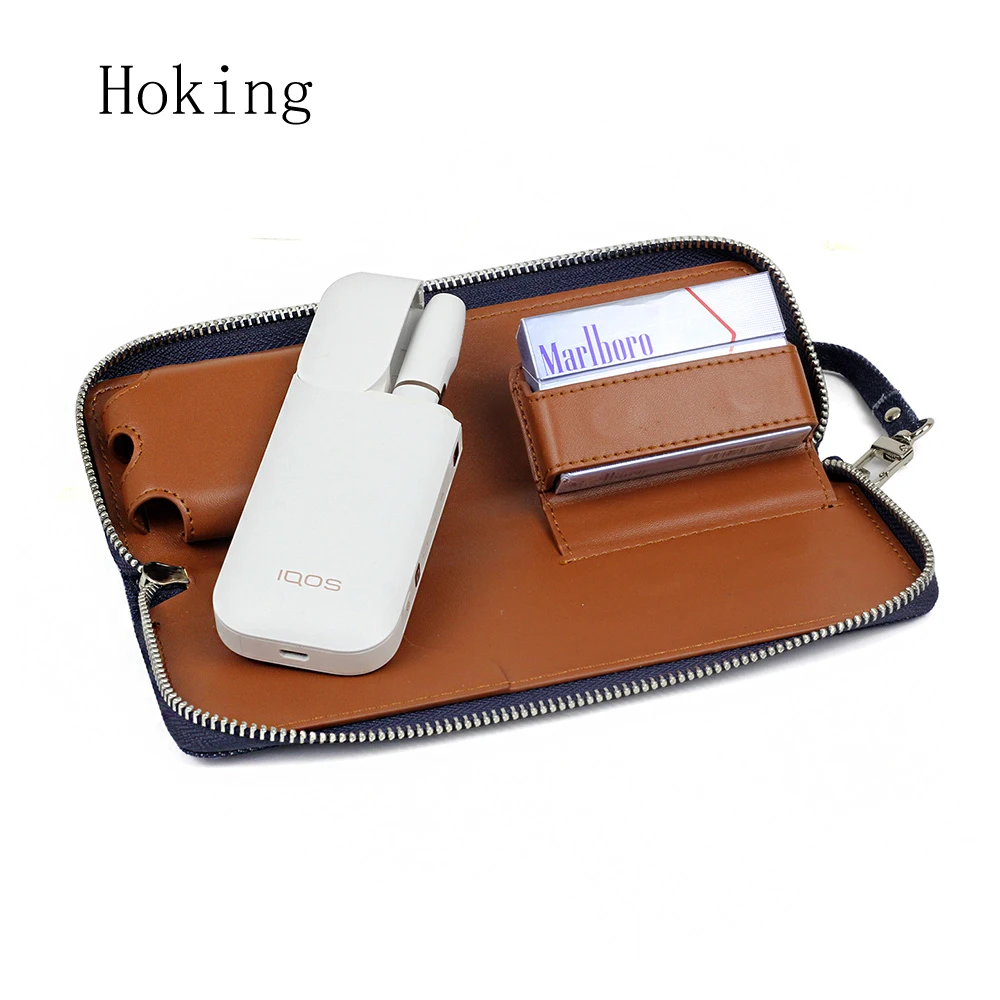 Factory Prices IQOS 2.4 plus Electronic Cigarette Retro Personality Denim Case