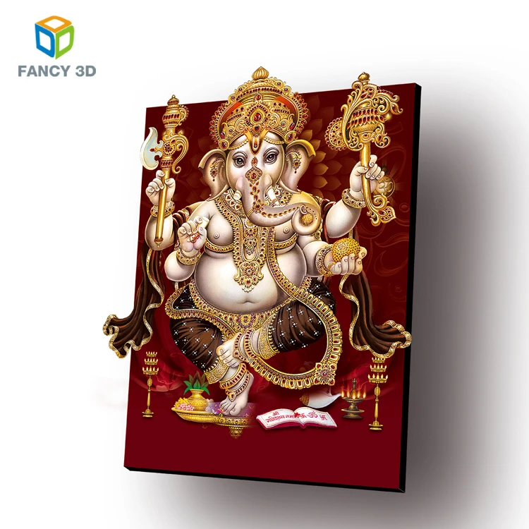 
Zebulun Hot Selling Products Plastic PP 3D Lenticular Wall Hindu God Printing Poster 