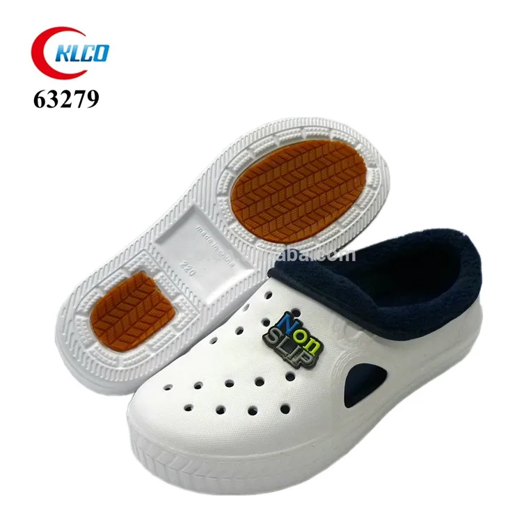 
Cheap wholesale winter non slip korea school use kids eva clog 