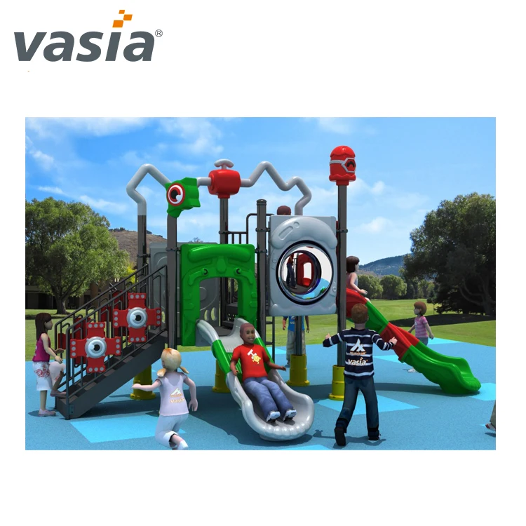 Used school  children outdoor Plastic Slide playground equipment for sale