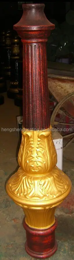 antique decorative cast iron Saudia Arabian H7.8M street lighting pole