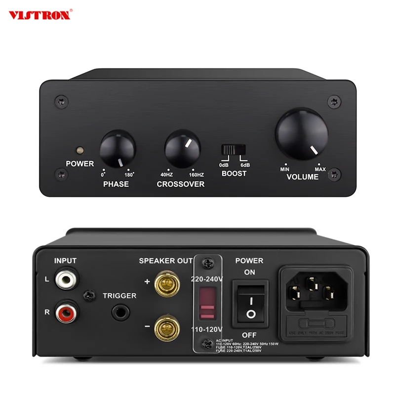 Switching Power Amplifier Digital Mono Audio Amplifier 100 Watts 40-160HZ Subwoofer Audio Power Amplifier