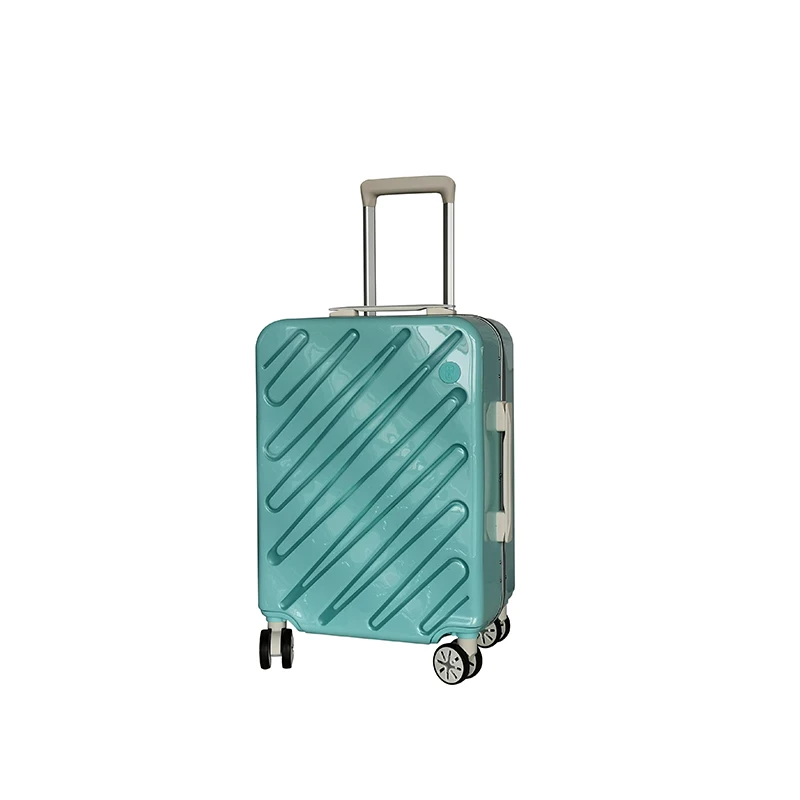 Лидер продаж, новая рама из АБС-алюминия, китайская тележка для багажа, 20, 24 дюйма, мужской Спиннер, TSA замок, легкий и прочный, разумная цена