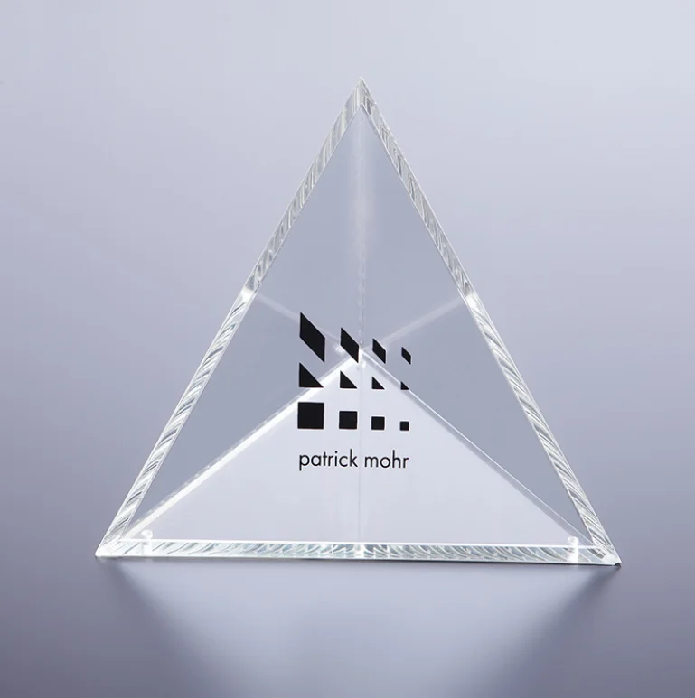 Customized acrylic crystal home aquarium christmas ornament crafts accessory