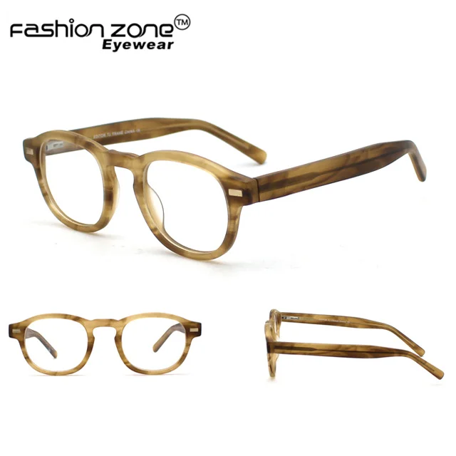 OEM Custom brand optical glasses vintage buffalo horn design French style eyeglasses frames