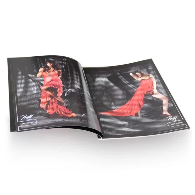 
Fashion Women Fashion Dress show / garment perfect binding zine / magazine printing 