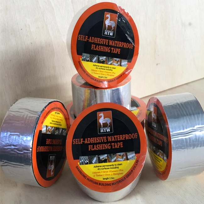 Горячая продажа Отремонтированная крыша алюминиевая самоклеющаяся битумная мигающая лента