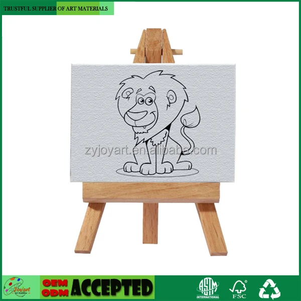 
16*9CM Mini canvas and Easel tabletop display art alternatives free samples 