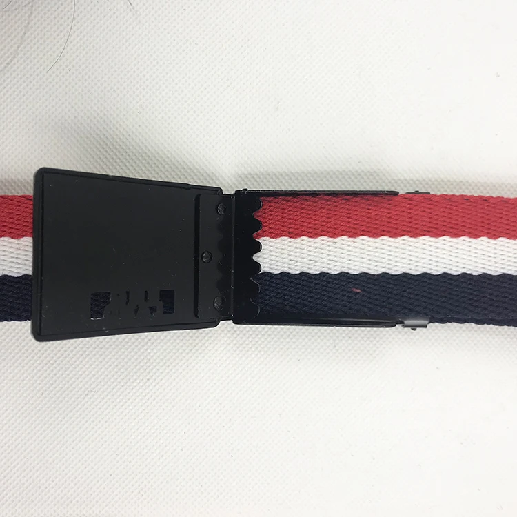 Нейлоновый холщовый мужской ремень с логотипом на заказ