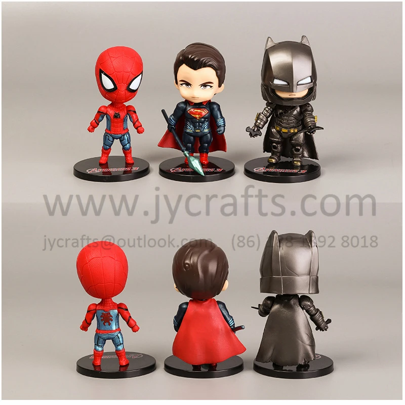 
Hotsale Marvel Superheros 3.9 inch figure toy for decoration- Wonder woman, Black Panther, Hulk 