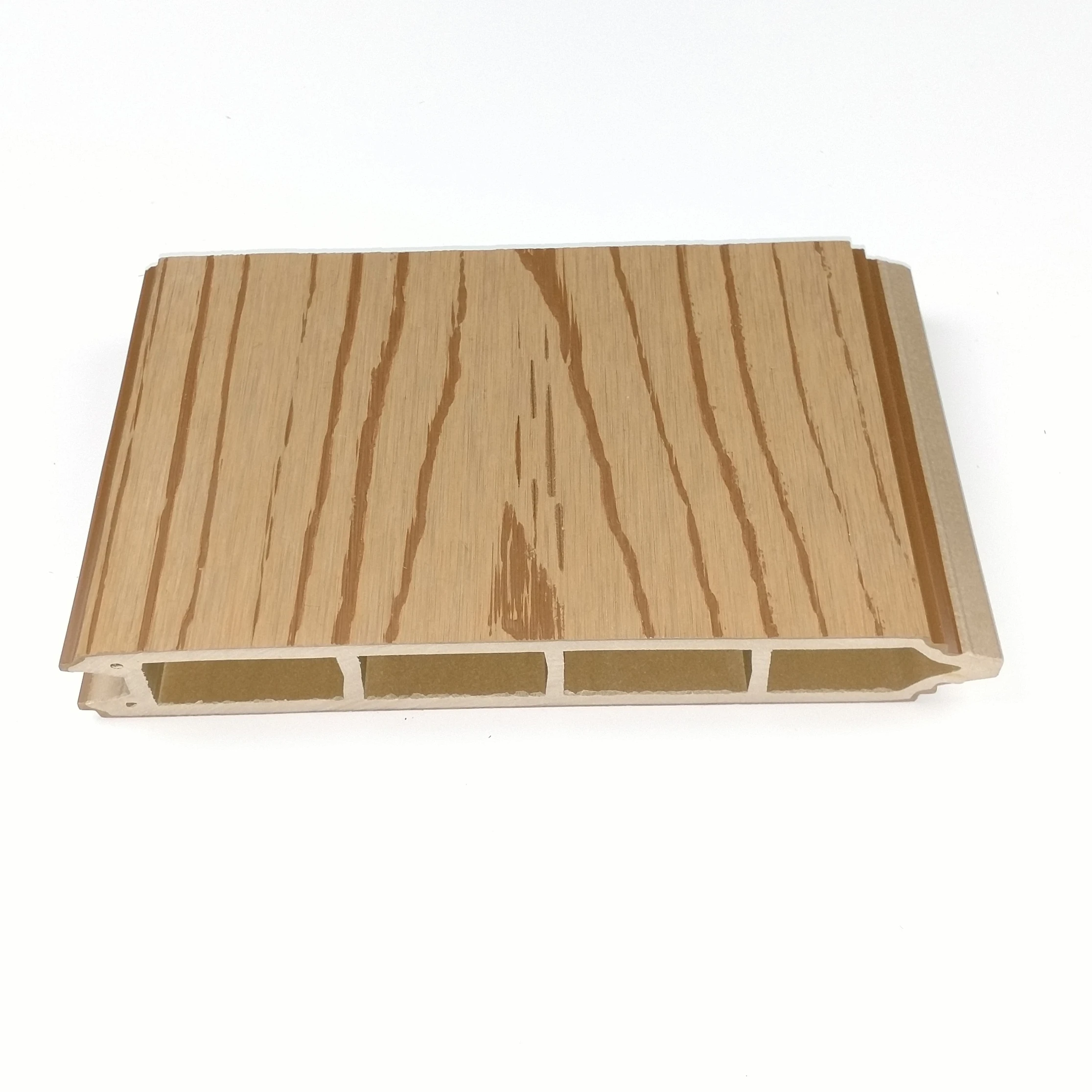 Outdoor UV Resistance  Waterproof Double Side PVC WPC Wall Cladding