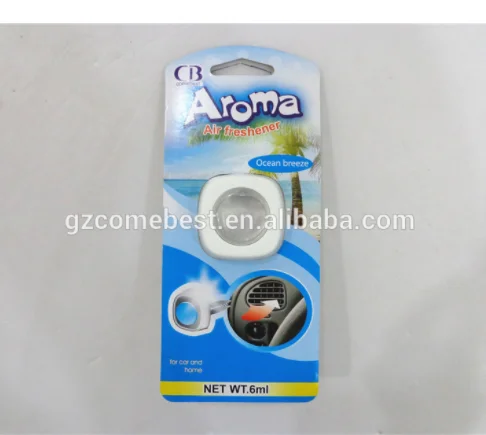 
 Освежитель воздуха на вентиляционную решетку автомобиля, 6 мл, ароматизированный зажим 6 мл  
