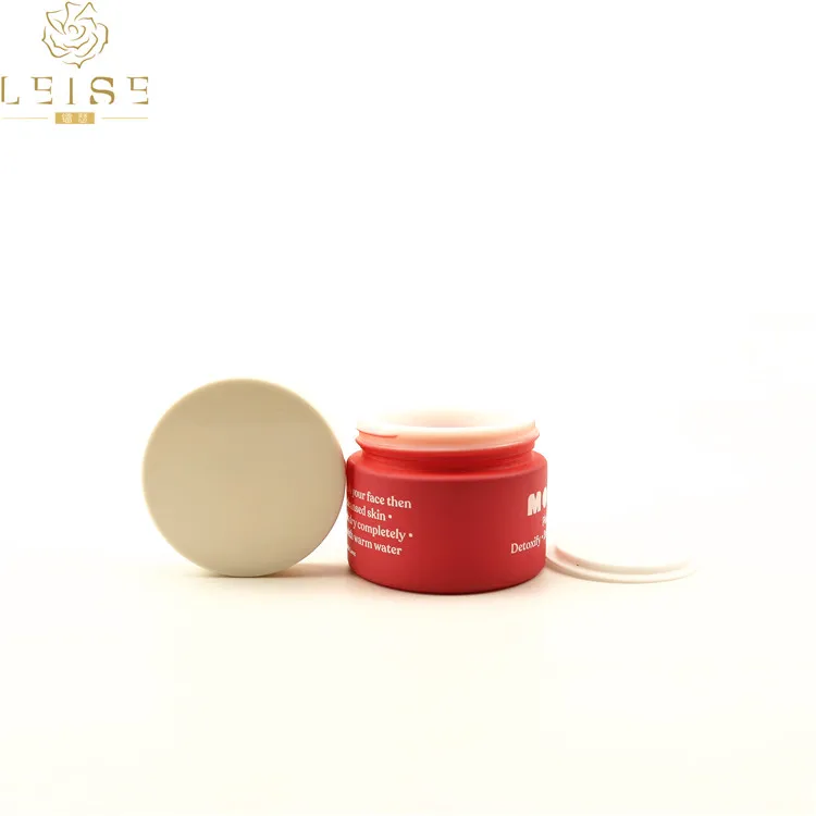 White porcelain cosmetic body butter glass jar for container Primary cosmetic jar packaging ceramic jar cosmetics for container