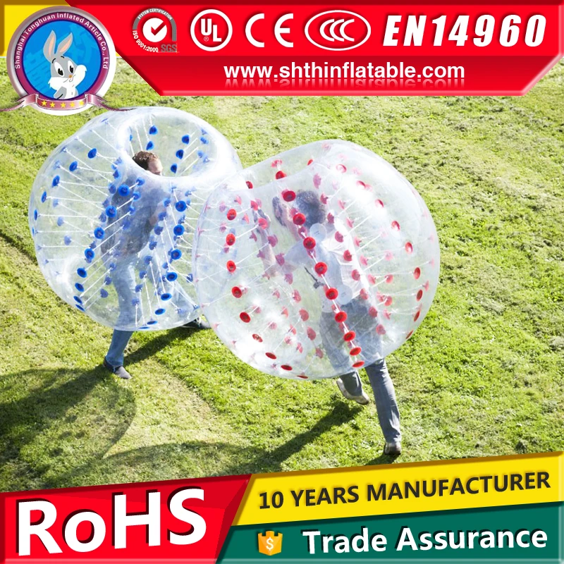 factory supply inflatable bumper balloon, body bumper ball for sale