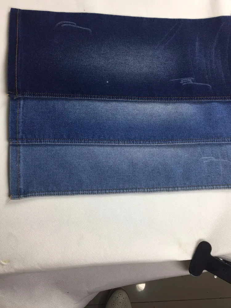 9 oz indigo blue denim stock