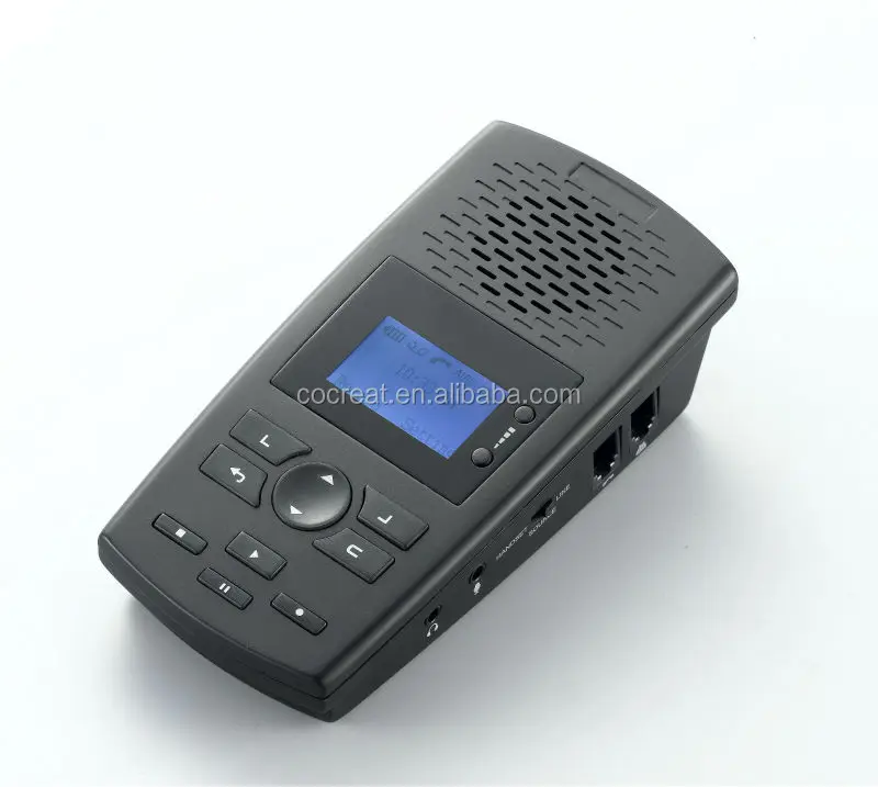 Single Line SD card phone voice recorder 560hours recording time recording announcement