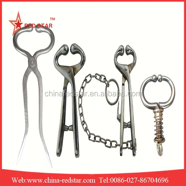 Hight Quantity Veterinary Instrument Cattle Bull Nose Leader