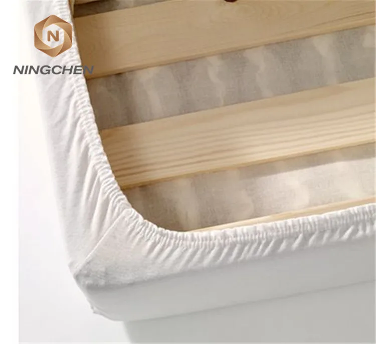 
Plain White Cotton Massage Table Cover Sets Flat Bed Fitted Sheets 