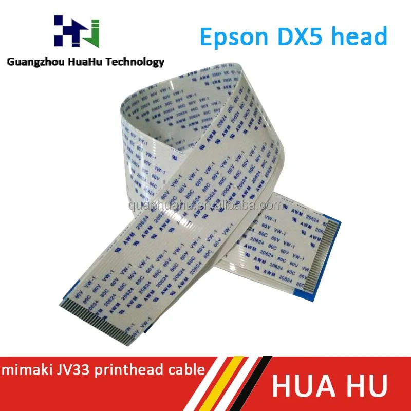 galaxy solvent printer machine printhead cable 31pin 40cm length for epson dx5 print head printer machinery spare part big stock